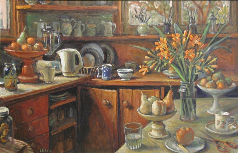 Натюрморт в интерьере живопись