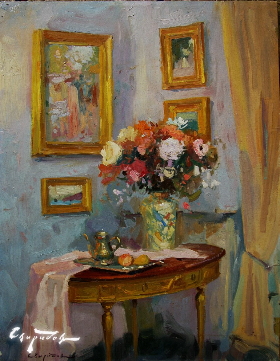 Тематический натюрморт в интерьере