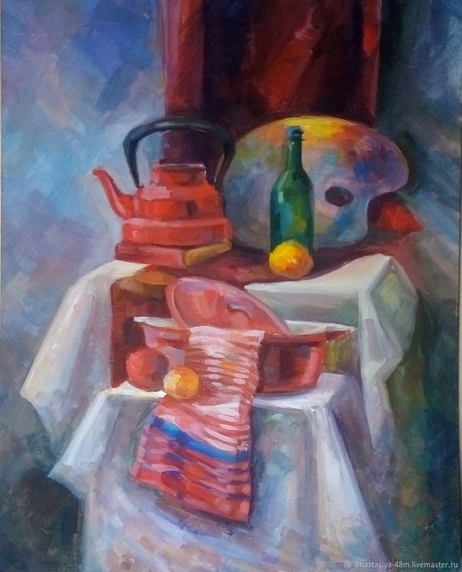 Натюрморт в интерьере живопись