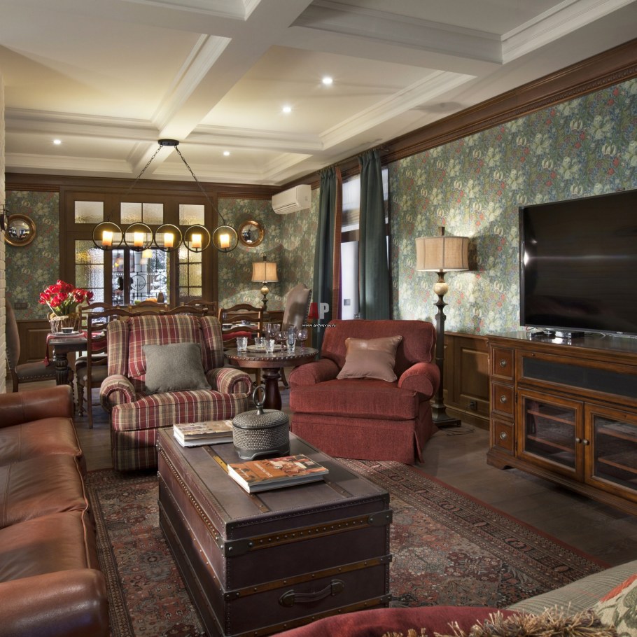 Староанглийский интерьер