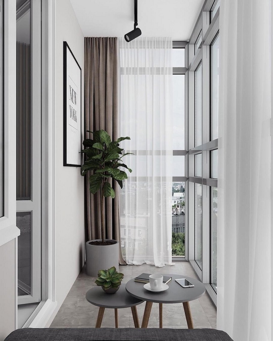 Остекленный балкон