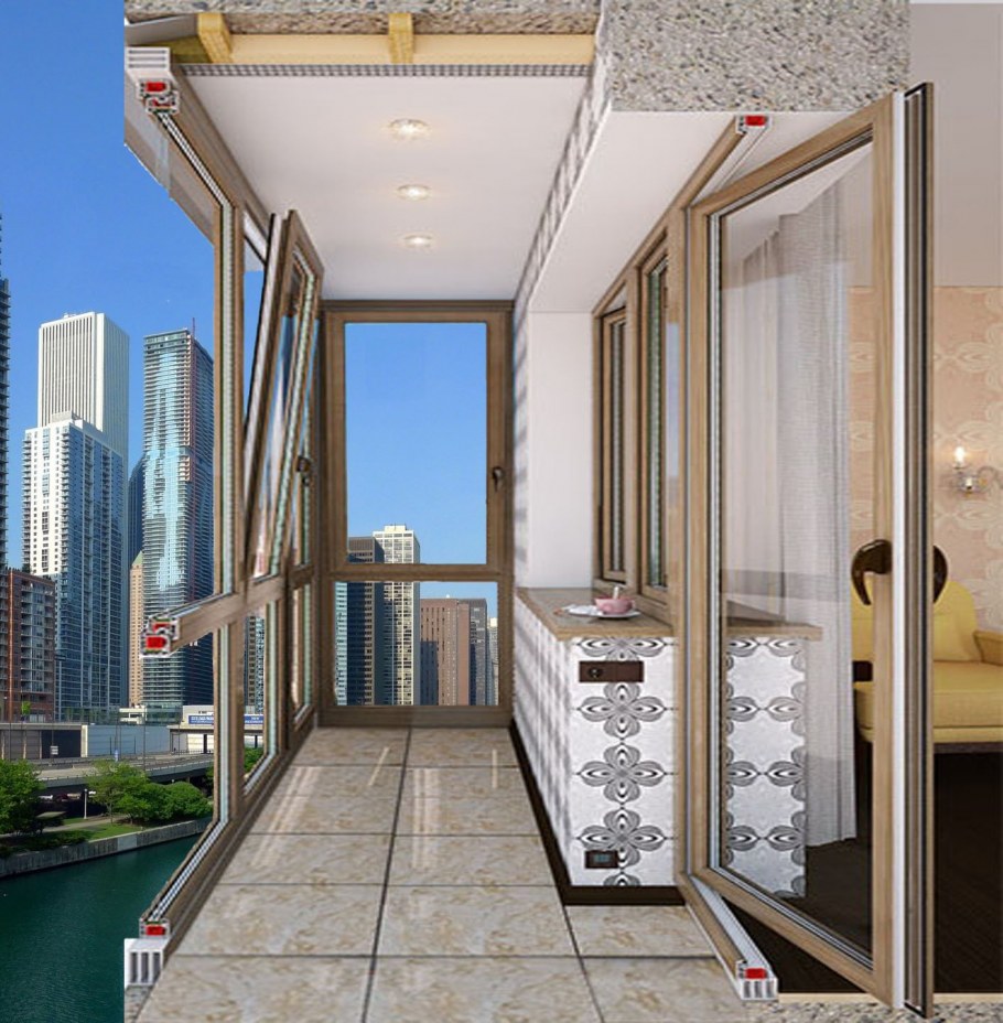 Французское остекление PROVEDAL п44