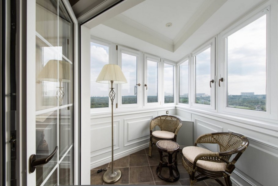 Панорамное остекление балкона