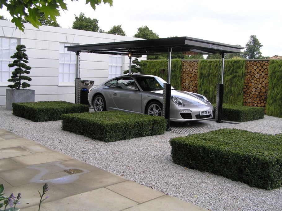 Стоянка для авто на даче