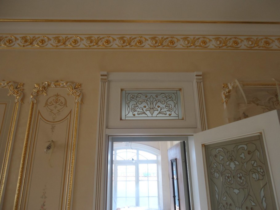 Позолота в интерьере