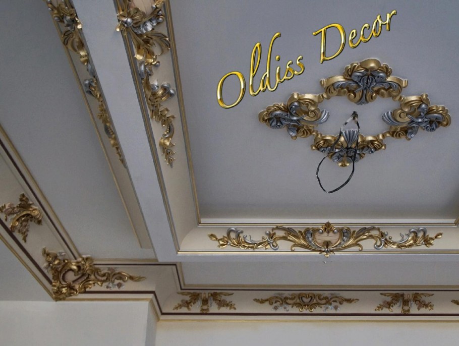 Золочение мебели поталью