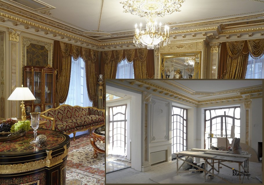 Зеркало с патиной