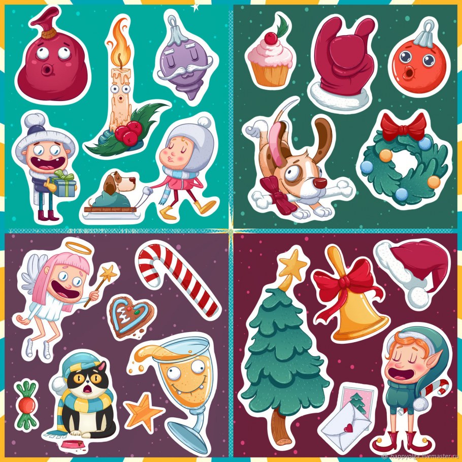 Новогодние Стикеры