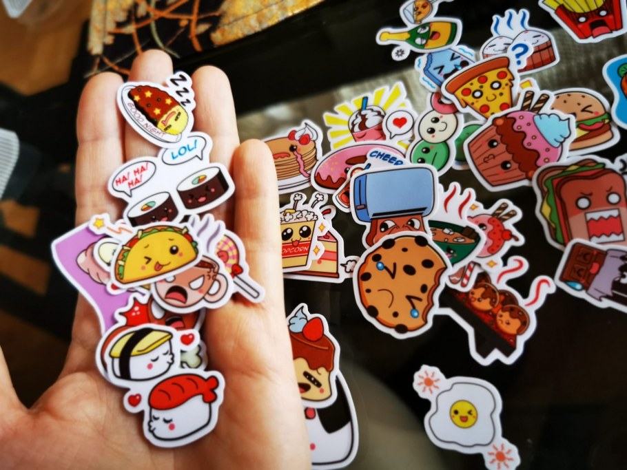 Новогодний снег наклейки