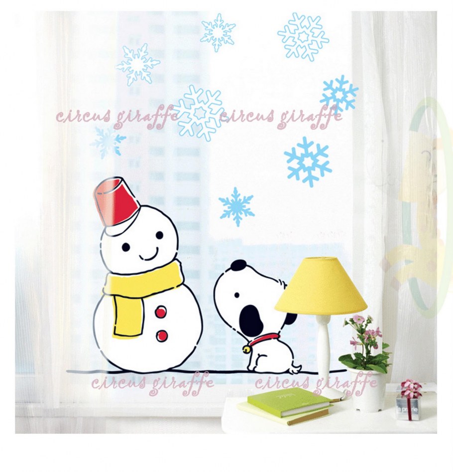 Пора украшать к новому году декоративные наклейки