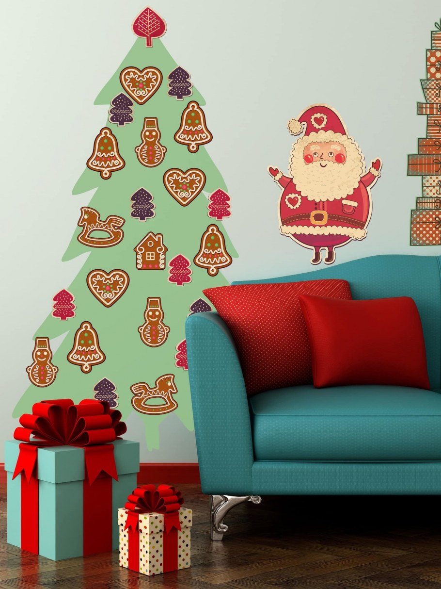 Идеи для наклеек ёлки