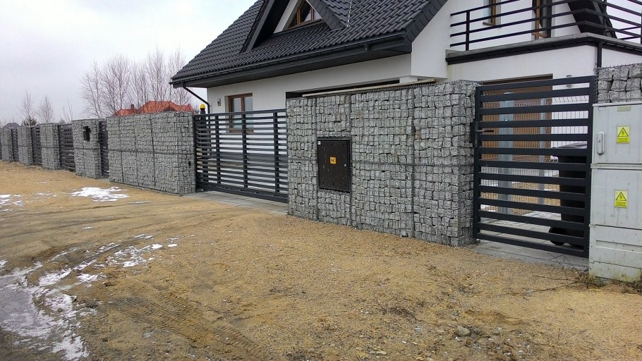 Гараж габион