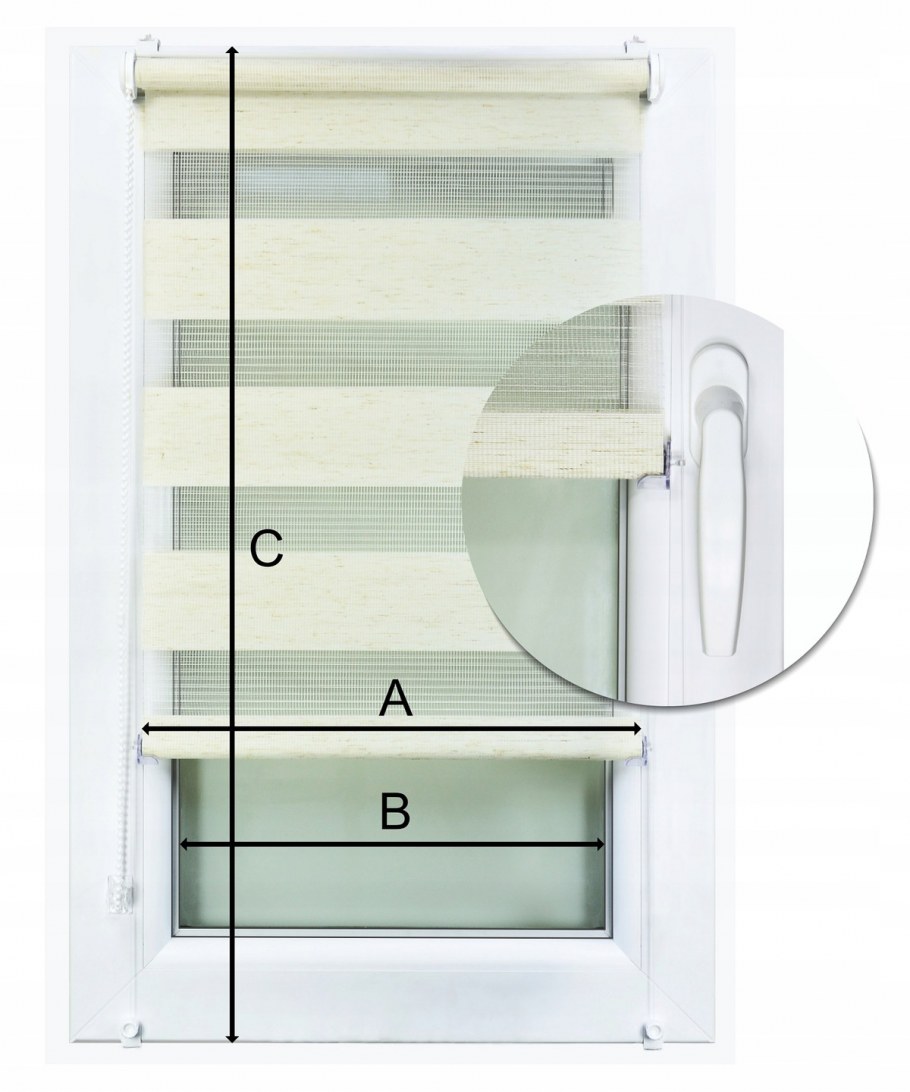 Рулонная штора DDA день-ночь