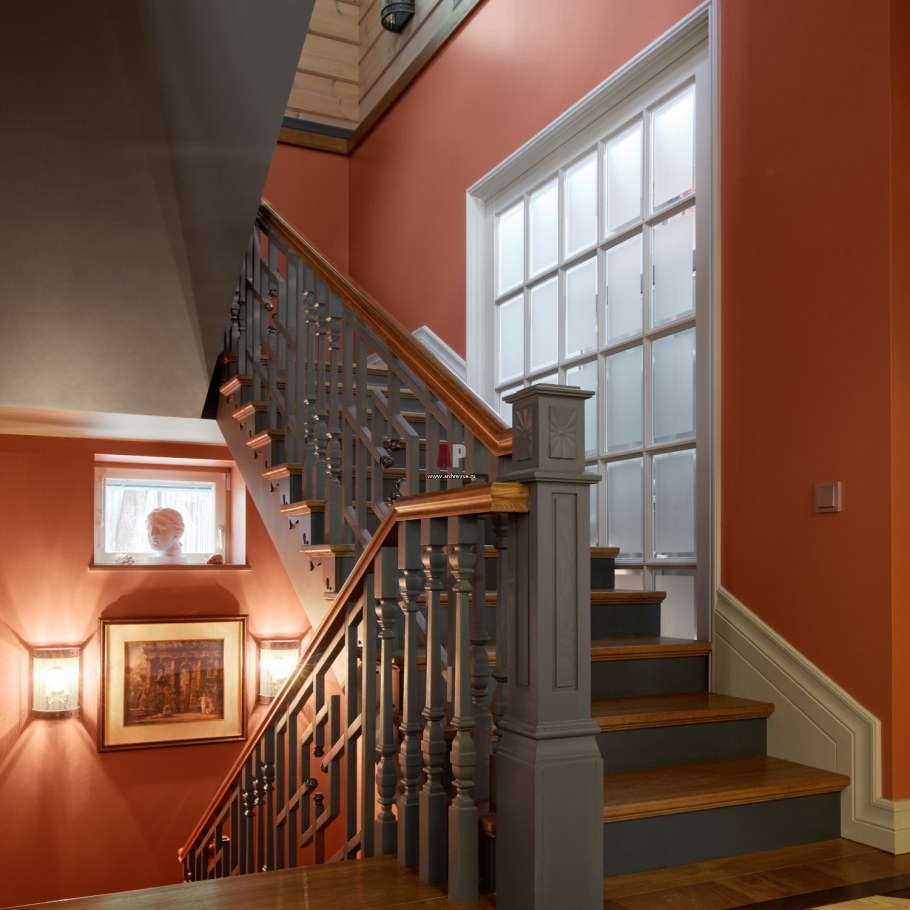 Интерьер лестничного холла