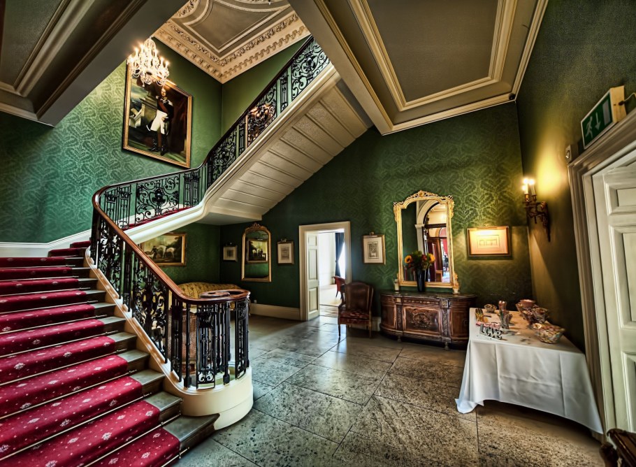 Лестница Садберри Холл Дербишир