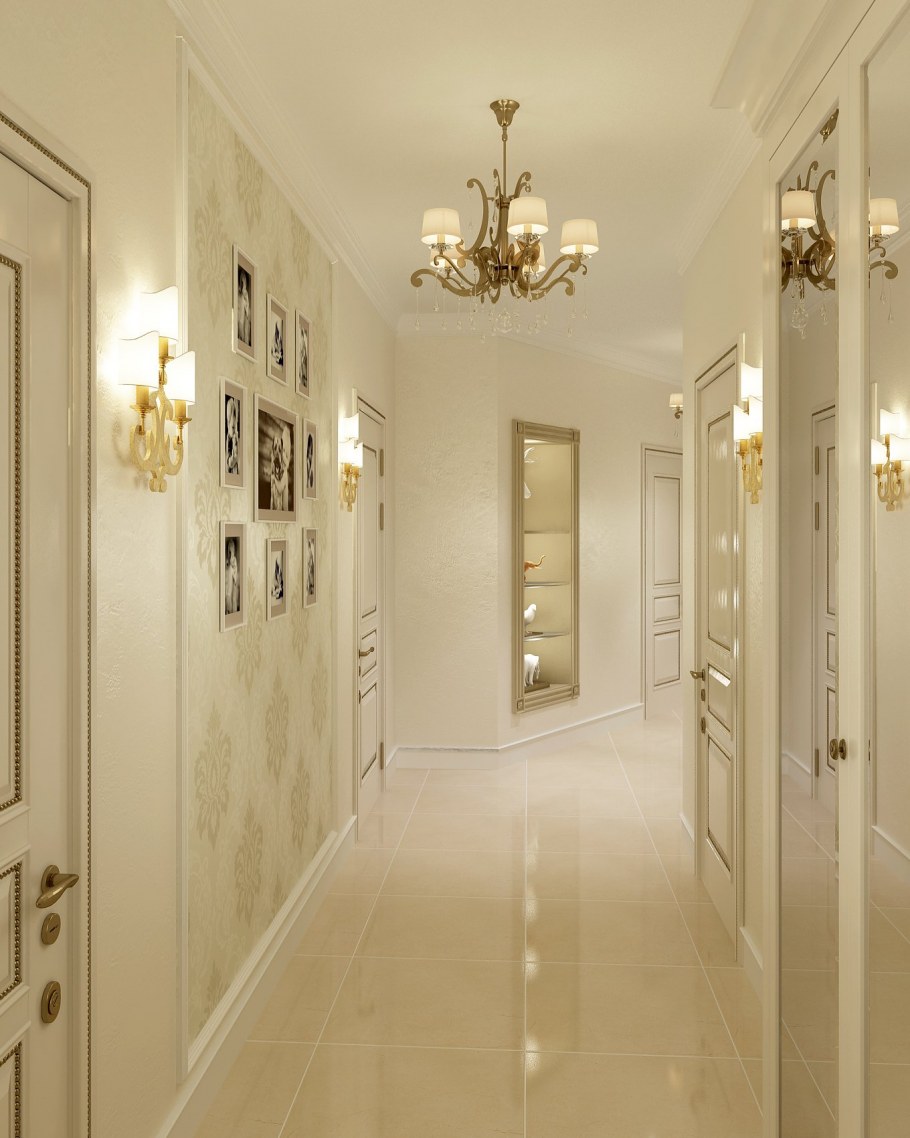 Бежевая прихожая