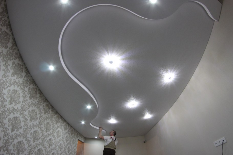 Зеркальный потолок в интерьере 2021