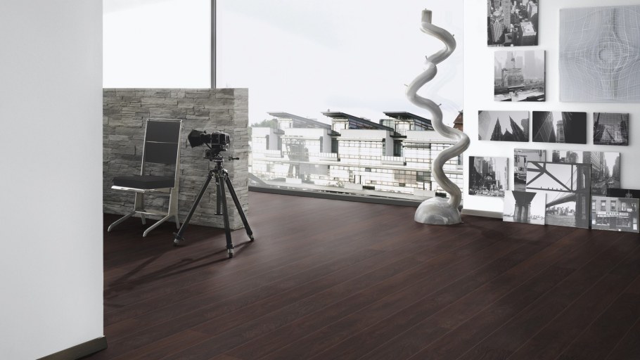 Ламинат ter Hurne дуб темно-коричневый