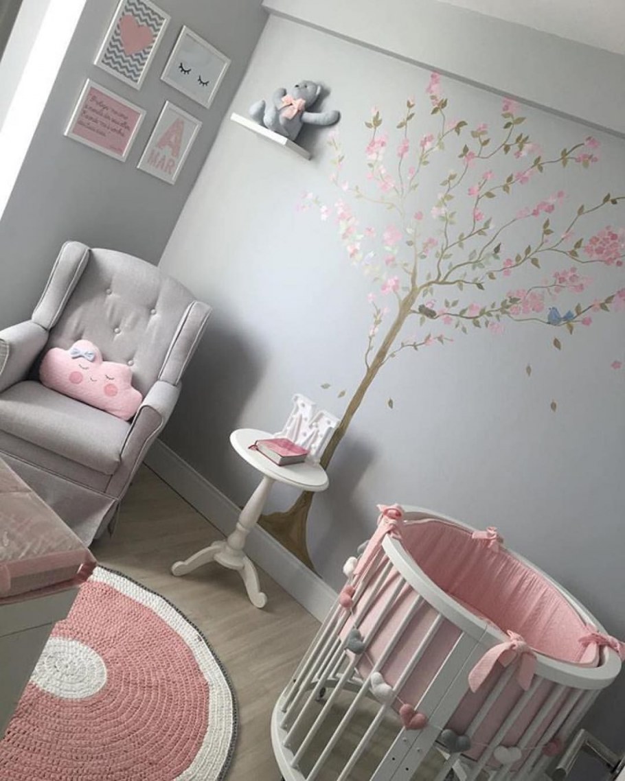 Серо розовая детская