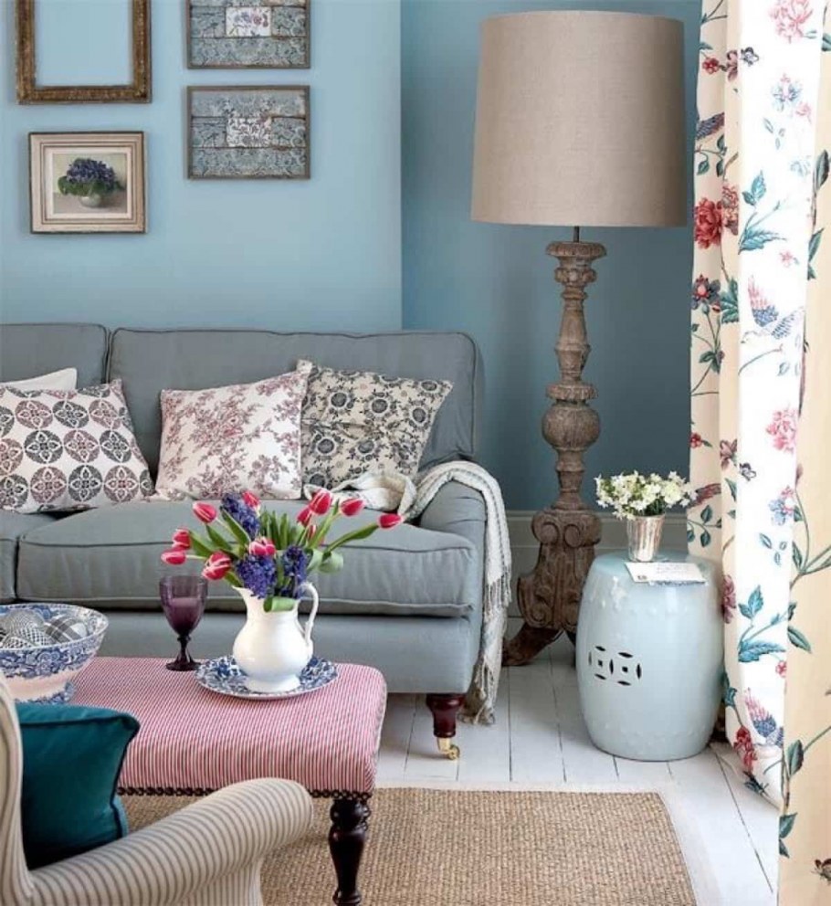 Розовый интерьер