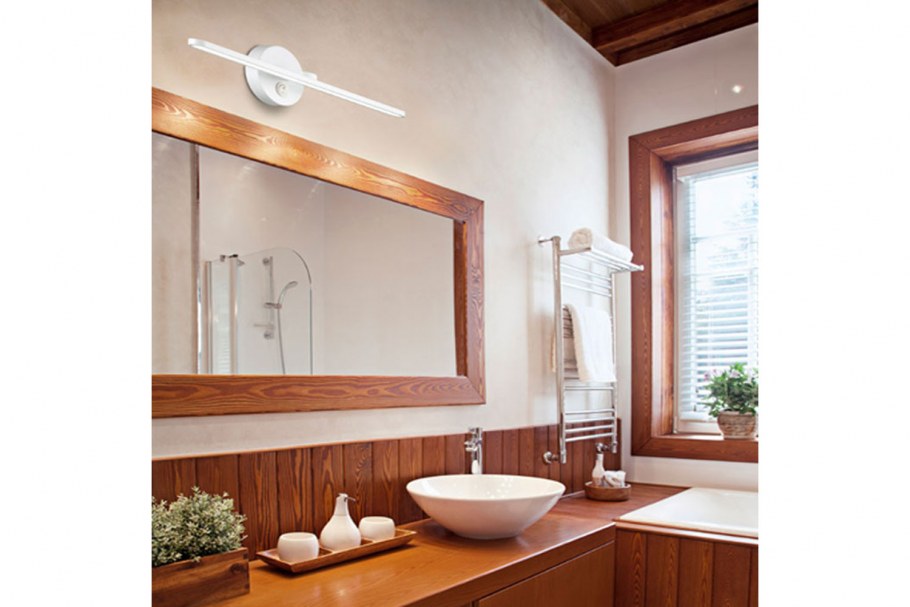 Зеркало в интерьере ванной