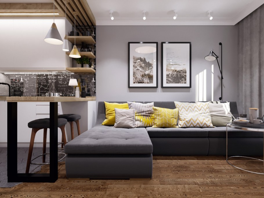 Испанские кварталы интерьер 1 комнатной квартиры