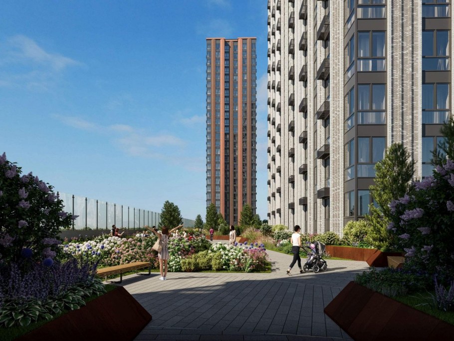 ЖК Дискавери входные группы