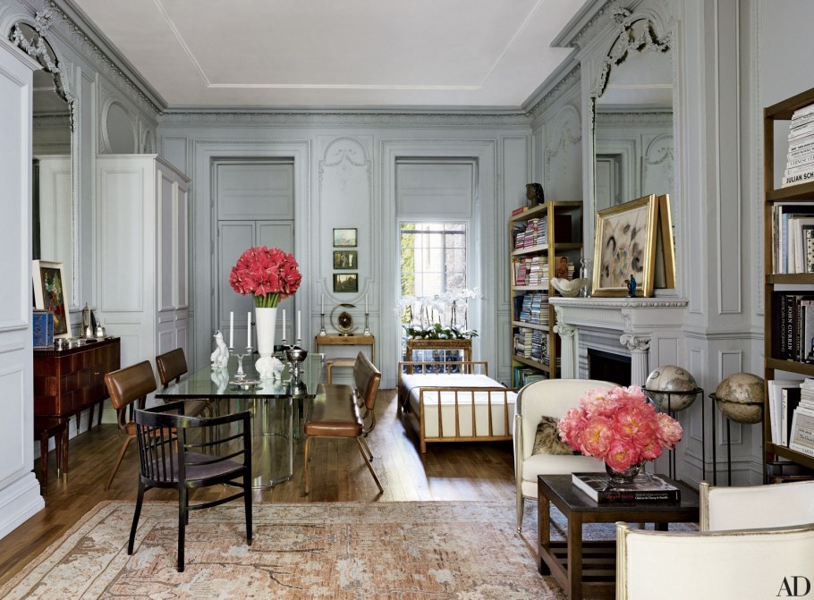 Эклектика интерьер с молдингами