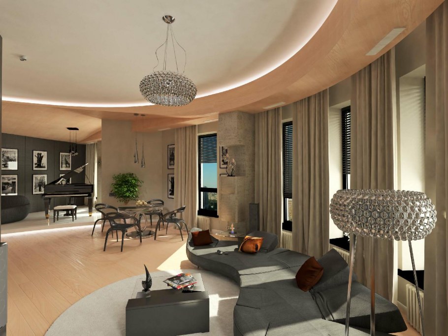 Столовая гостиная музыканта