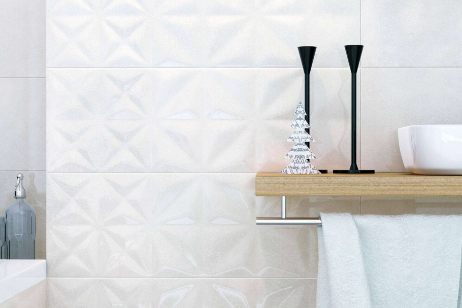 Плитка White Glossy 25x75