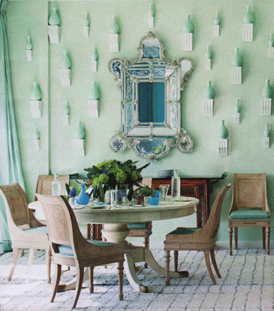 Мятный декор в интерьере