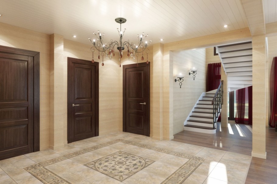 Холл в частном доме