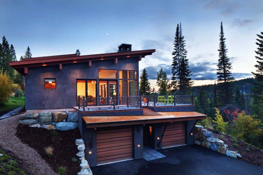 Современное Шале интерьер