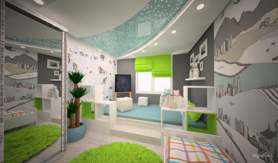 Интерьер детской творческой студии