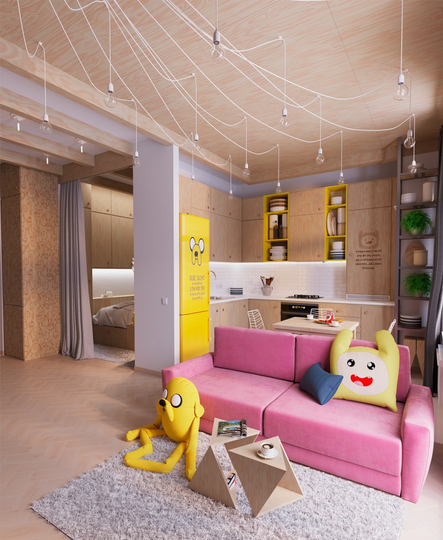 Дизайнерская детская в квартире