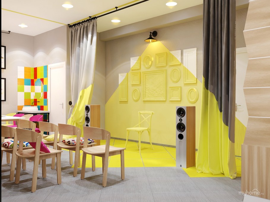 Интерьер детской студии