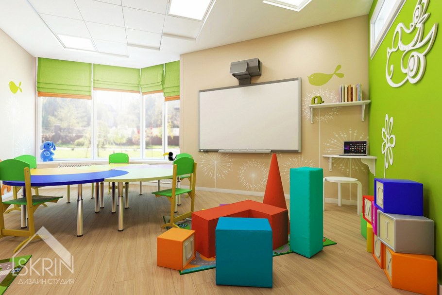 Интерьер детского развивающего центра