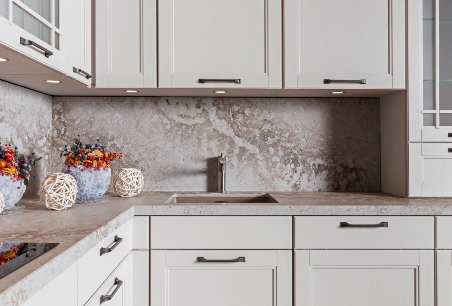 Панель для фартука из кварцевого агломерата