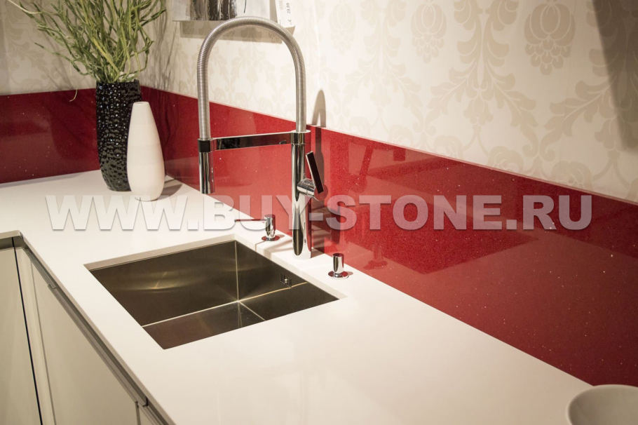 Crystal Quartz White technistone