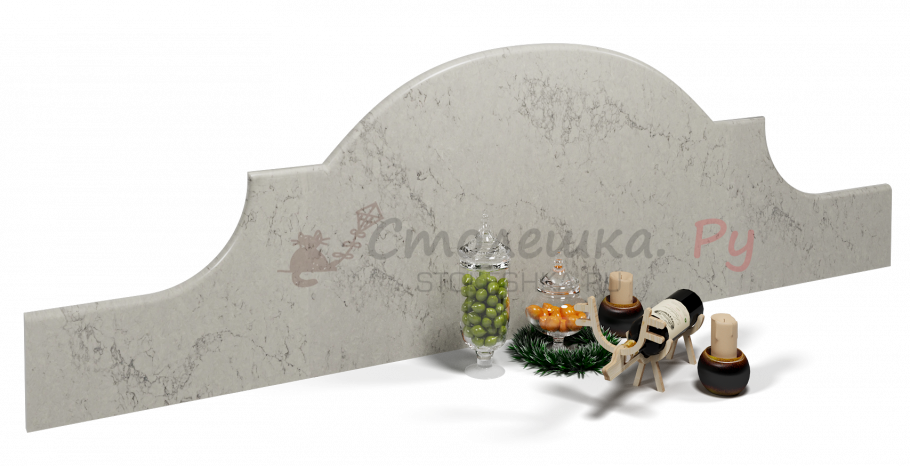 Фигурная стеновая панель