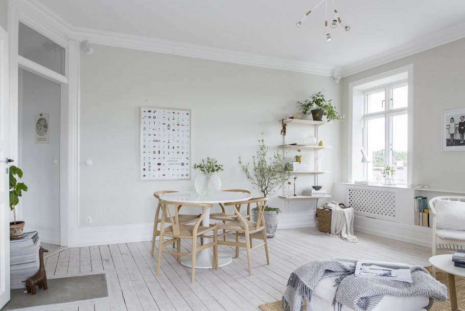 Скандинавский стиль одноместная спальня