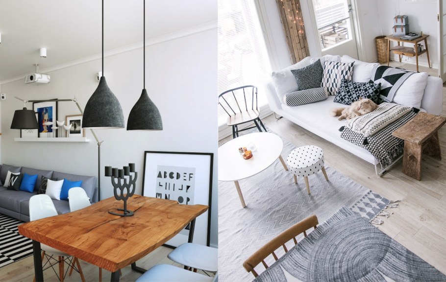 Зеркало в стиле Сканди