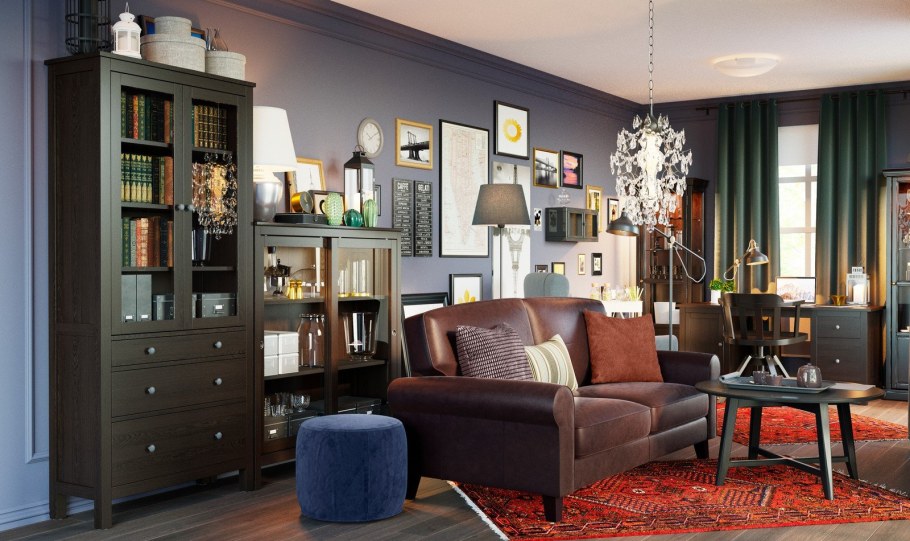 Витрины икеа в интерьере