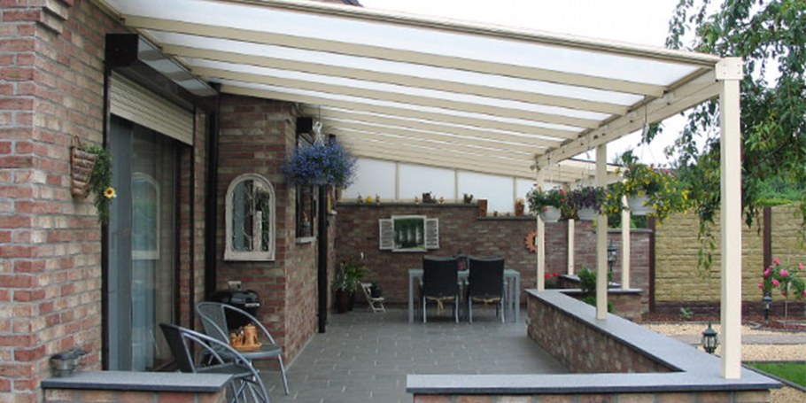 Навес к частному дому