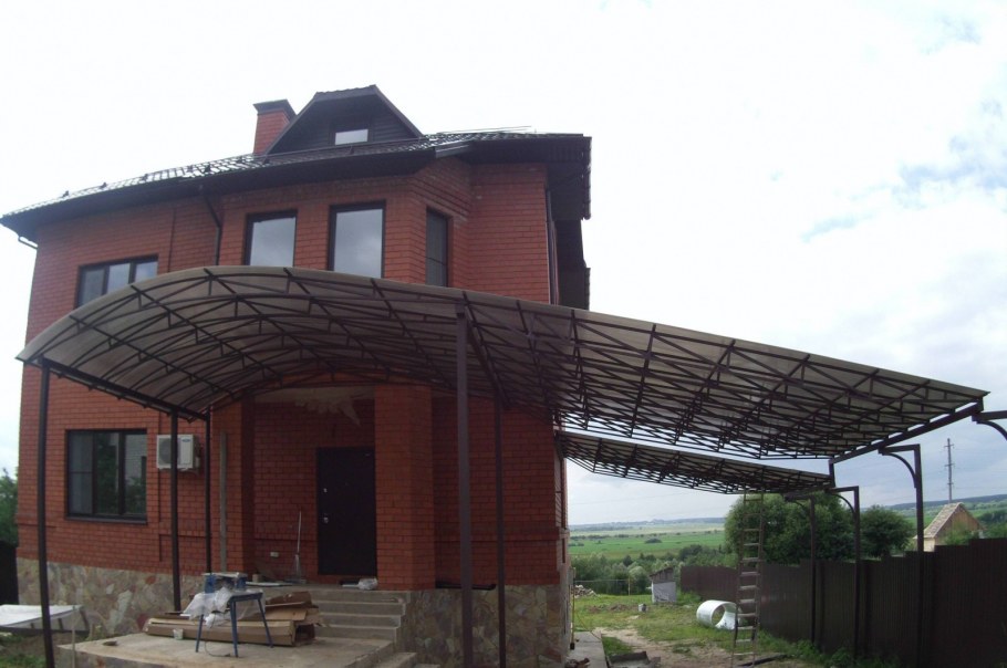 Входная группа на даче