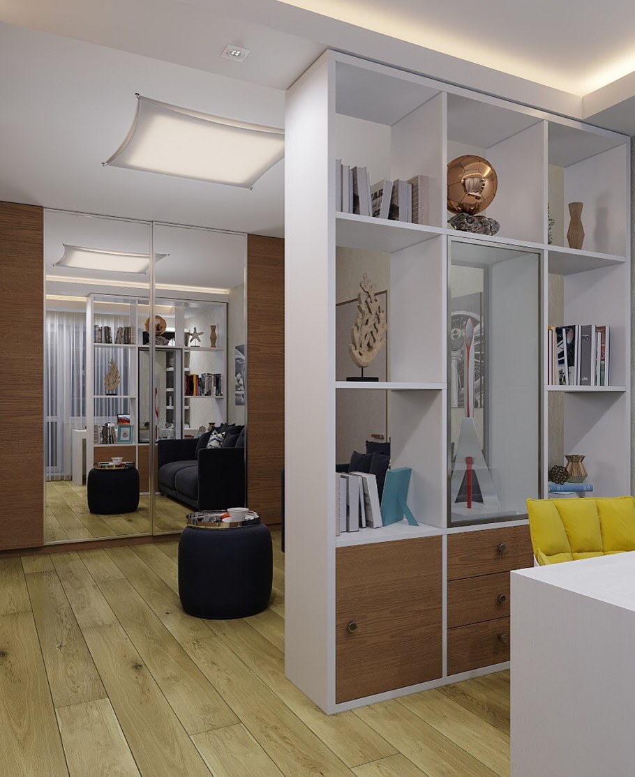 Интерьер маленькой квартиры однокомнатной 33кв