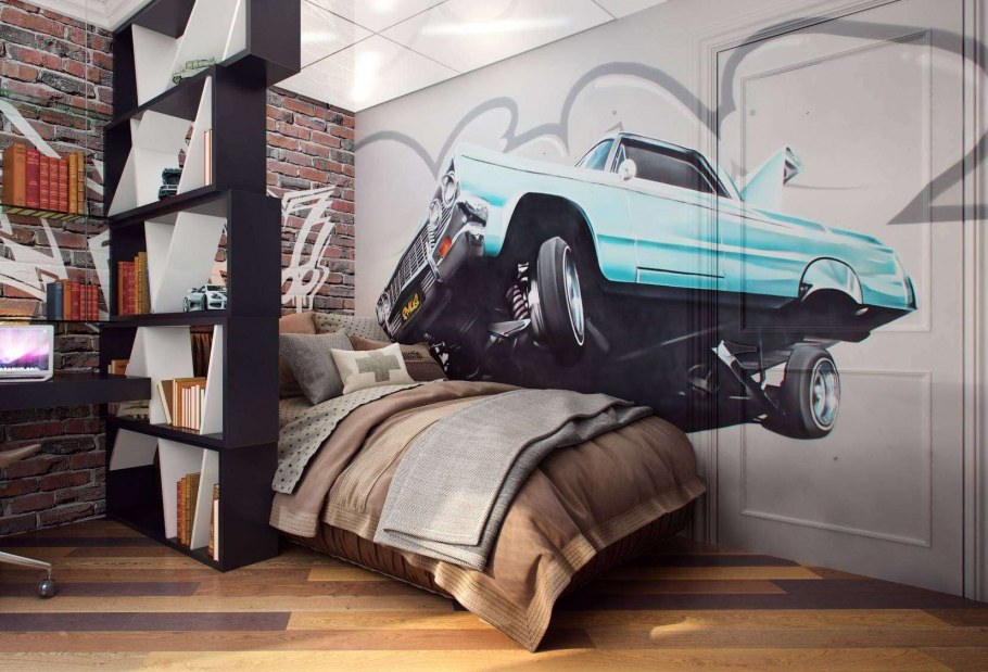 Комната в стиле граффити