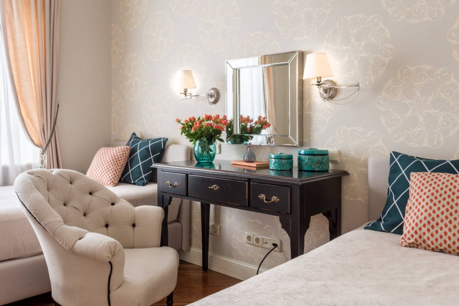 Хюгге и Неоклассика спальня