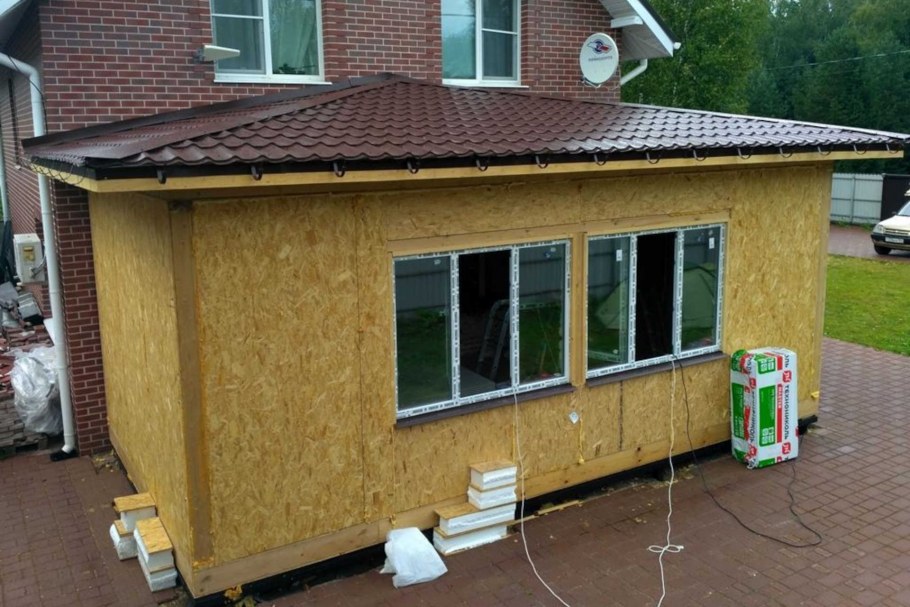 Веранда из СИП панелей