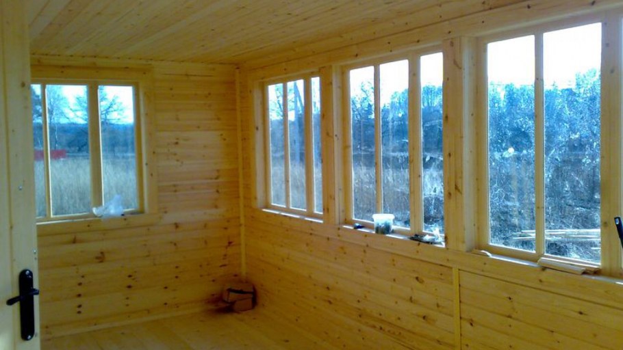 Отделка веранды